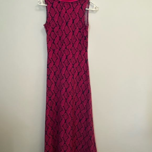 Michael Kors Pink Snakeskin Maxi dress - Picture 2 of 5